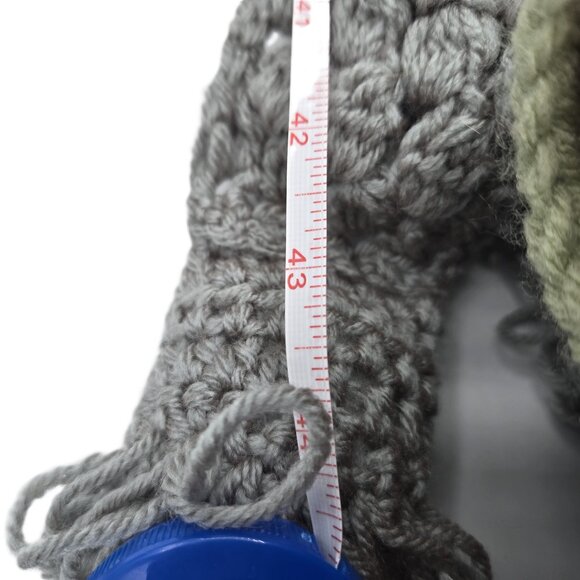 Grey Poodle Breed Puppy Dog Scarf Crochet Handmade byBren - Picture 4 of 5